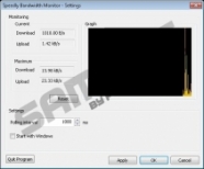 Speedly Bandwith Monitor